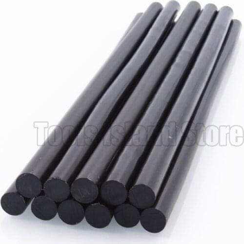 10 pcs/lot 11mm*190mm Glue Sticks Gun Adhesive DIY Tools Alloy Accessories Repair Black Hot Melt Glue Sticks