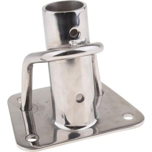 Marine Stainless Steel Boat Deck Hand Rail Fitting 90 Degree Fit 25mm Tube