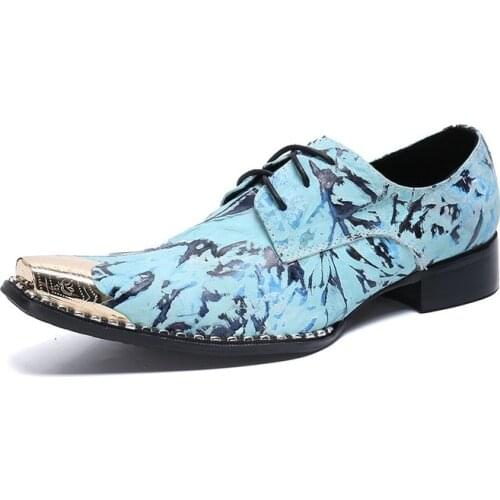 2021 Mens Trendy Party Shoes Men Trendy Patent Leather Dress Shoes Singer Dancer Stage Performance Show Shoes Big Yards 38- 46