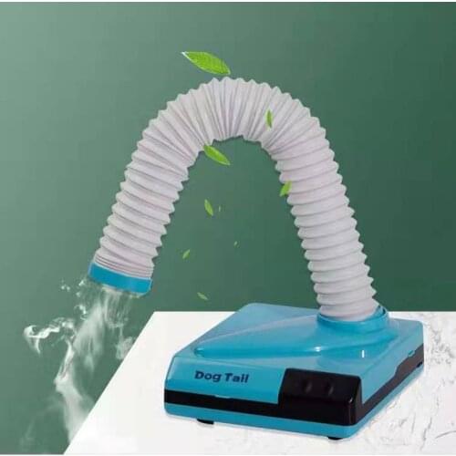 Mini Desktop Fume Extractor Soldering Smoke Purifier Dust Purification System for Phone Repair Welding Absorbing Air Cleaner