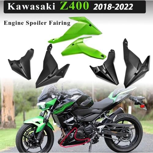 Motorcycle Z400 Bellypan Lower Engine Spoiler Fairing For Kawasaki Z 400 Z-400 2018 2019 2020 2021 Engine Protection Cover