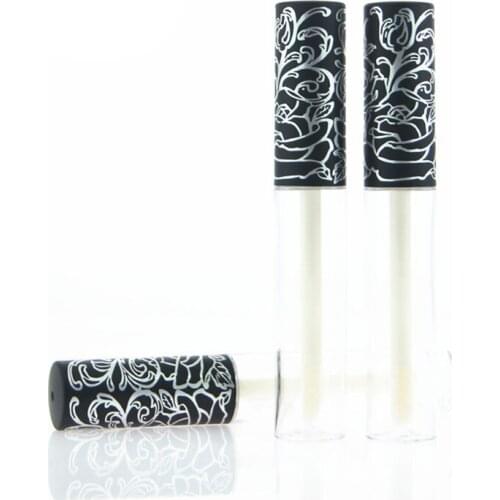 High Quality 50pcs/lot 5ml Plastic Empty Lipgloss Bottle Lip Gloss Tube with Leakproof Inner Sample DIY Lip Gloss Container