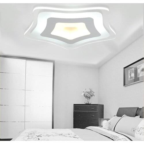Slim star acrylic LED ceiling lamp living room bedroom study lamp commercial office space Ceiling lights 110-240V