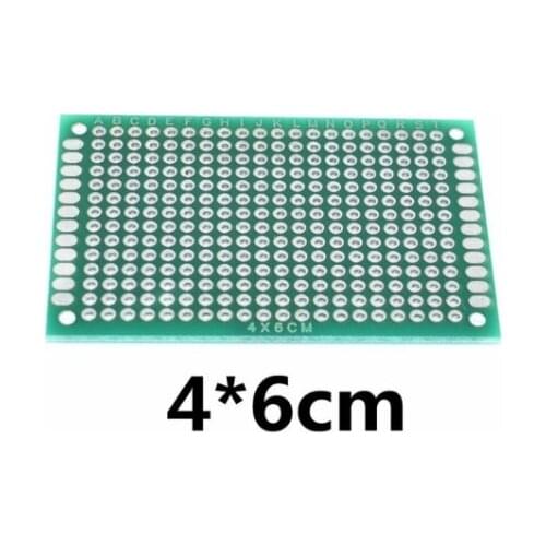 1pcs 4x6cm PROTOTYPE PCB 2 layer 4*6 panel Universal Board