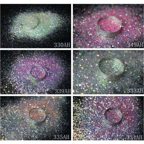 Clear Colorful Mix Iridescent Rainbow Mermaid Nail Glitter Nail Art Decoration Body Art Face Paint Makeup Craft Accessoires