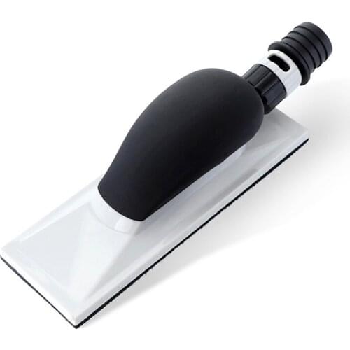 Manual Grinding Plate Dust Suction Hand Planer Dry 198*70mm Porous Grinding Hand Push Plate Net Sand Grinding Polishing Tool