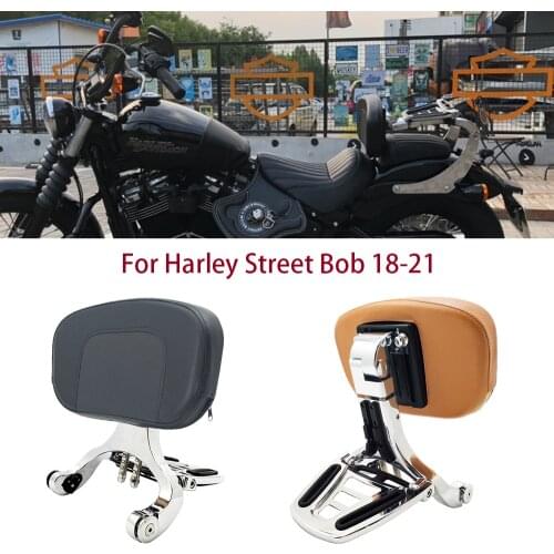 Motorcycle Multi-Purpose Driver Passenger Backrest For Harley Softail Street Bob FXBBS FXBB 2018-2021