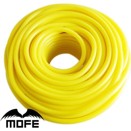 MOFE Universal 1Meter 3mm/4mm/6mm/8mm Silicone Vacuum Tube Hose Silicon Tubing Blue Red Yellow Car Accessories