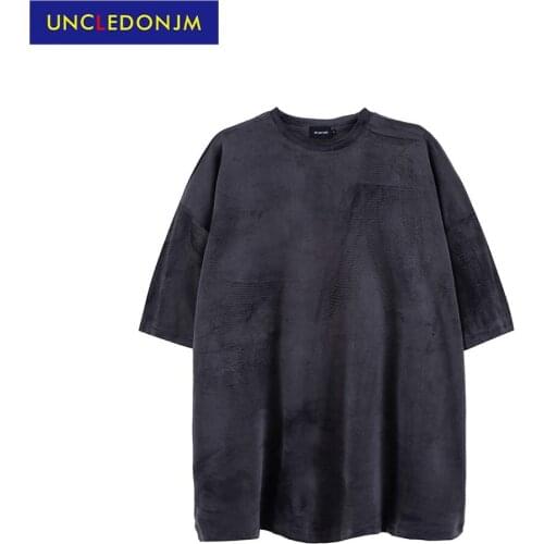 Vintage men t shirt streetwear hop distressed short sleeve t-shirt harajuku oversized t shirt tops tee AW012