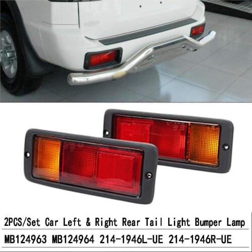 1 Pair Left & Right MB124963 MB124964 bumper lamp fog light for Mitsubishi Pajero Monteiro V31 V32 V33 V43