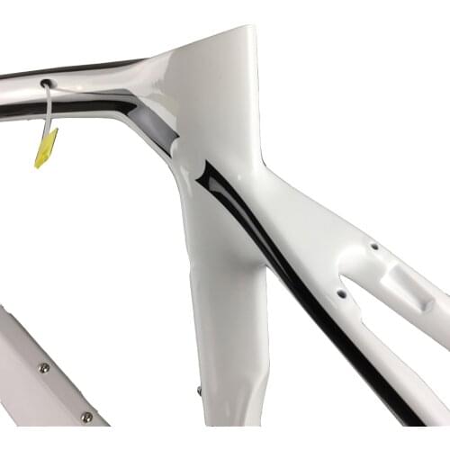2021 White Color XR4 Road Frame Full Carbon Fiber Bike Road Bicycle Frameset To Sale BB386