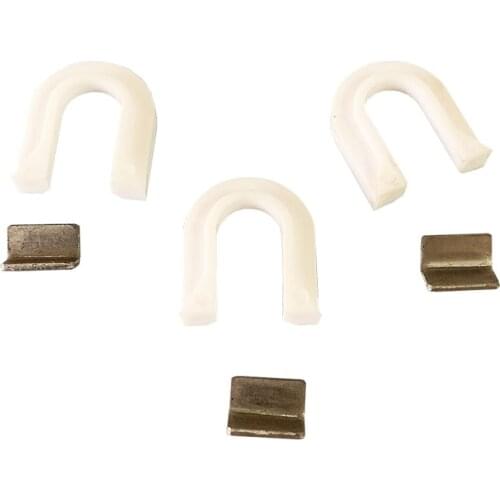 3 Pieces U-Block Base Gasket for Sokkia Nikon Total Station Laser Level Theodolite Parts Accessories U-shaped Foot Pad