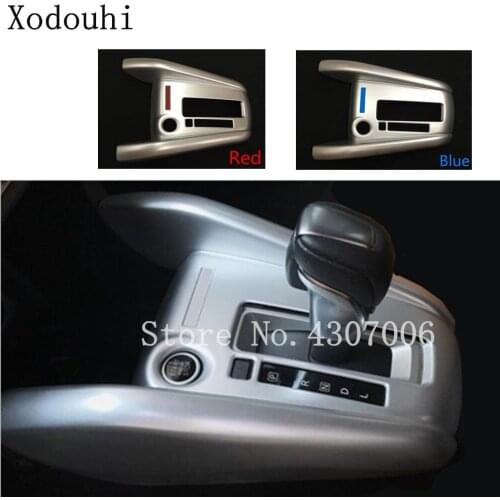 Car Stick ABS Matte Middle Front Shift Stall Paddle Cup Frame Trim Hoods Parts 1pcs For Nissan Kicks 2017 2018 2019 2020