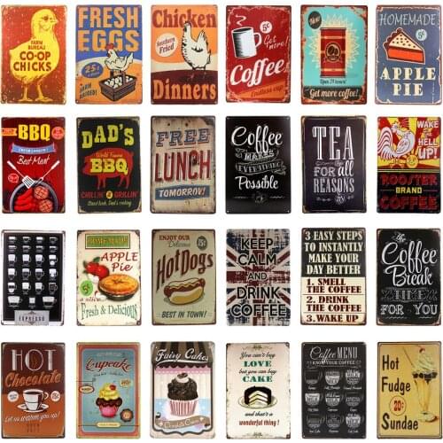 DL- 12x8 Inches Keep Calm and Trust God Retro Vintage Decor Metal Tin Sign