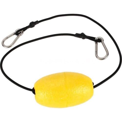 Kayak Float Elastic Rope Spring Clasp Drift Anchor Tow Rope Throw Line With Dual Floats End Clips For Kayak Canoe Accessories