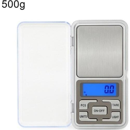 100/200/300/500g Compact Electronic Scale LCD Display ABS Portable Mini Pocket Digital Measuring Scale for Home Kitchen Gadget