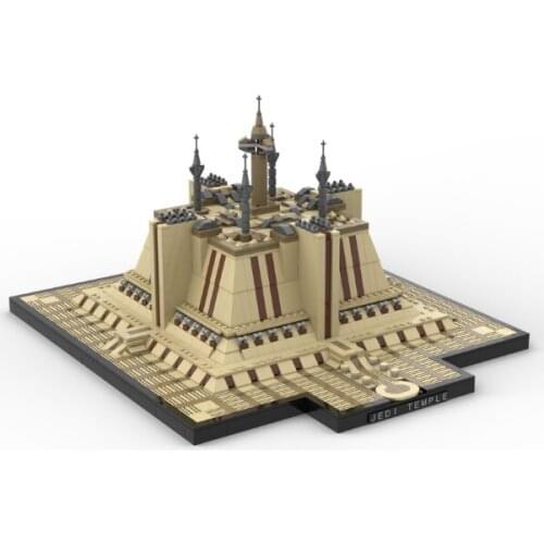 Technology building block DIY assembly childrens toys birthday gift Coruscant Temple model MOC compatible particles