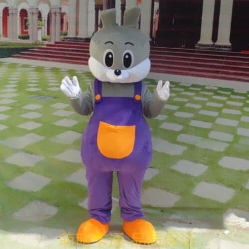 Rabbit Mascot Costume Suits Cosplay Party Game Dress Outfits Clothing Handmade Cartoon Character Mascot Carnival Easter Adult