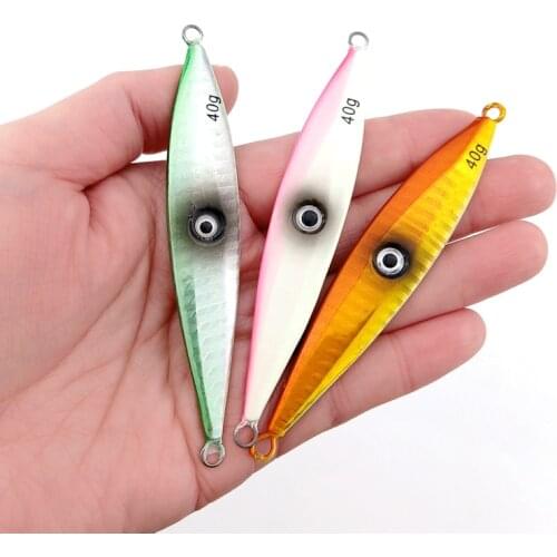 OBSESSION Lead Fishing Metal Jig Lure 30g 40g 60g 80g 100g 120g Slow Sinking Artificial Bait Swimbait Accessaries