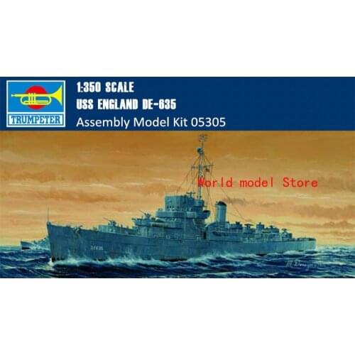 Trumpeter 05305 1/350 USS England DE-635 Battleship Plastic Assembly Model Kits
