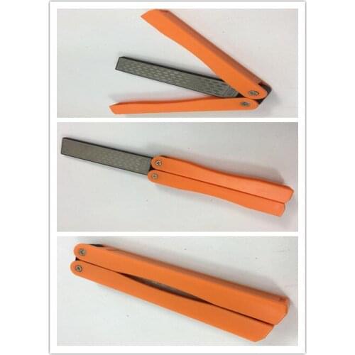 Fashion Hot Double Sided Folded Pocket Sharpener Diamond Knife Sharpening Stone Outdoor