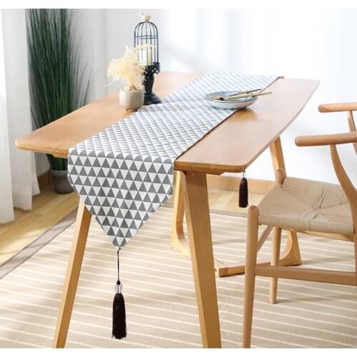 Japanese style simple modern table runner table cloth cabinet cover bed runner cabinet cover home party festival decoration