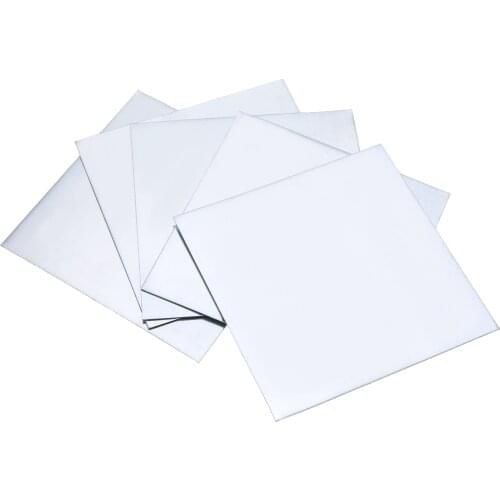 5pcs 0.5mm Thickness Pure Zinc Zn Sheet Plate High-purity 100x100mm Metal Foil Sheet For Experimental Situations