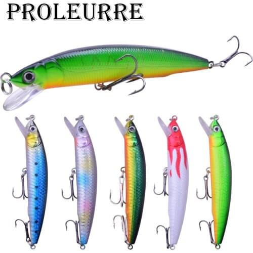 1Pcs Laser Floating Minnow Fishing Lures 115mm 15g Plastic Wobblers Artificial Hard Bait Crankbait Pesca Fishing Tackle