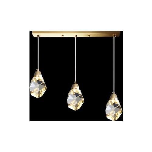 Nordic crystal chandelier lighting design lamp bathroom fixture living room decoration hanglampen luzes de teto