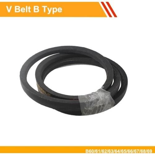 V Belt Type B Rubber Belts B60/61/62/63/64/65/66/67/68/69 Transmission V Belt for Washing Machine