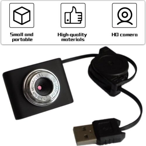 8 MP Mini Webcam HD Web Computer Camera with Microphone for Desktop Laptop USB Plug and Play for Video Calling