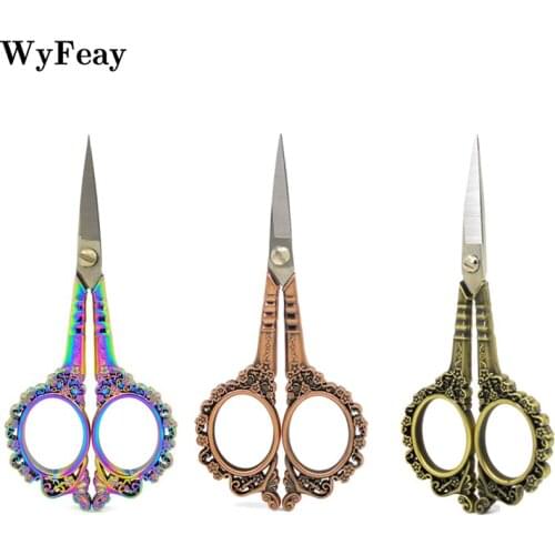 Vintage Scissors Sewing Fabric Embroidery Retro Zakka Cross-stitch Stationery Craft Fishing Tailor Scissor Thread Shears Tools
