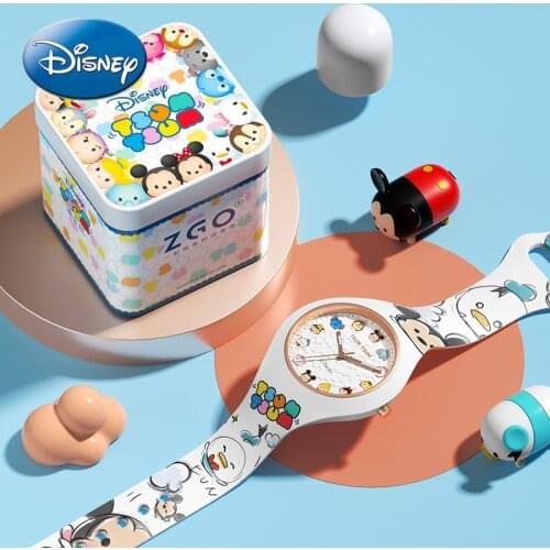 Disney Mickey Mouse Minnie Tsum Tsum Tsum Watch Student Waterproof Cartoon Silicone Quartz Watch