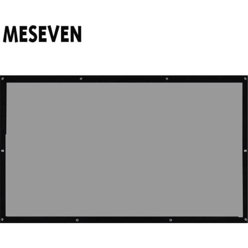 100 Inch (8.3 Feet) 4:3 High Quality Pocket TEITOO Home Theatre Supply Projector Back Behind Rear Projection Screen Curtain Film