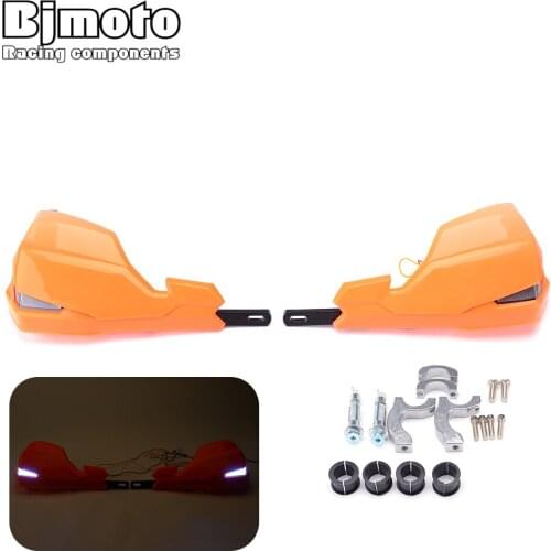 Universal Motorcycle LED handguards Hand Guards turn signals 7/8" 22mm 28mm Moto Dirt Bike Motorcross Handlebar Protector