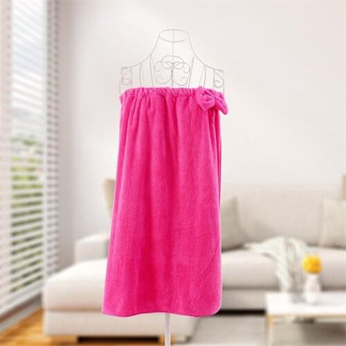 Women Bath Towel Microfiber Fabric Beach Towel Soft Wrap Absorbent Bath Skirt Beauty Salon Towels Coral Velvet Adult Bath Towel