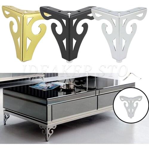 1/4PCS Metal Sofa Foot Tea Table Support Leg Bathroom Cabinet Foot TV Cabinet Foot Bed Foot Furniture Leg Hardware Accessories