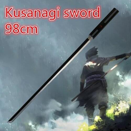 98cm Kusanagi sword plover blade Katana Black White Weapon Prop Role Play Snake Sword Ninja Weapon PU Model Toy Prop Cosplay