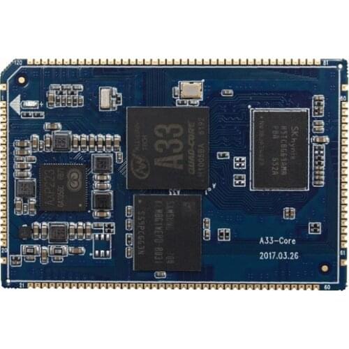 Arm core board stamp hole high with 1g memory 8g storage a33 Quad core Access control