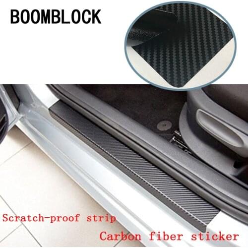 Car Styling 3D 5D Stickers For Nissan Opel Astra J H G R Kia Ceed Sorento Skoda Octavia A5 A7 2 Door Pedal Threshold Accessories