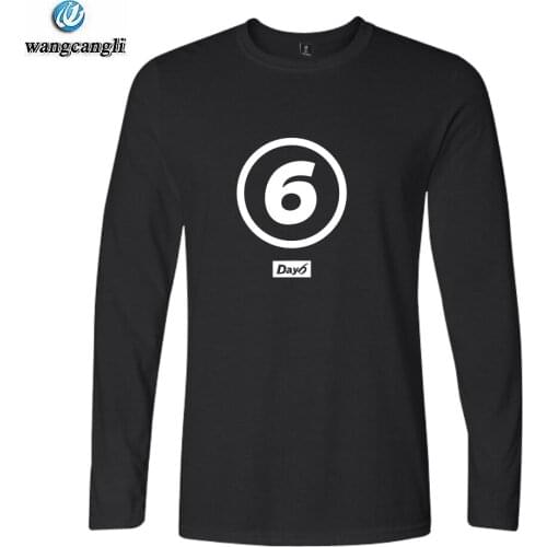 Day6 t shirt Kpop Day6 long sleeve t-shirt O neck Streetwear tshirt Korean Day 6 Fan Support harajuku t shirts tops 4XL clothes