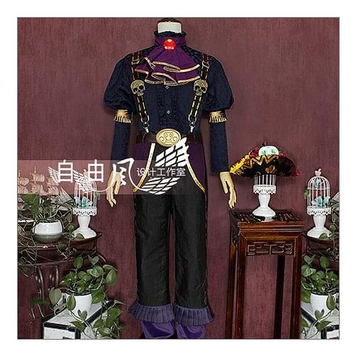 [Customized] Anime Identity V Norton Campbell Uniform Gorgeous Dress Full Set Cosplay Costume Unisex Halloween FreeShipping 2021