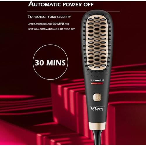 Max 200℃ Ceramic heating hair straightener comb anti-scald flat iron professional hair straightener hairdressing tool,EU plug