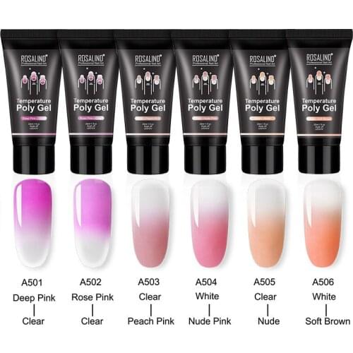 Temperature Change Extension Glue 30ml Hose Discoloration Nail Extension Gel Nail Polish Nail Art