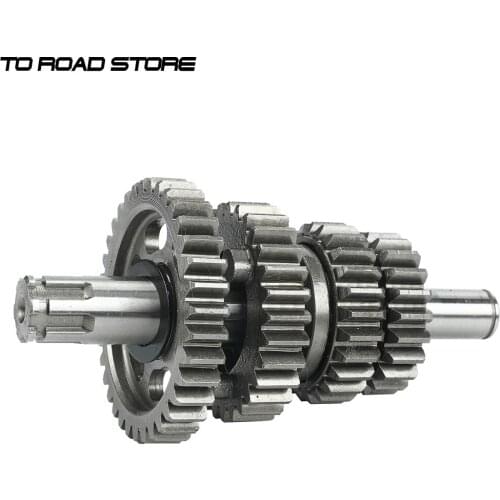 LF140 Engine Transmission Gear Box Main Counter Shaft kit For Lifan 140cc 1P55FMJ Horizontal Kick Starter Engine Dirt Pit Bikes