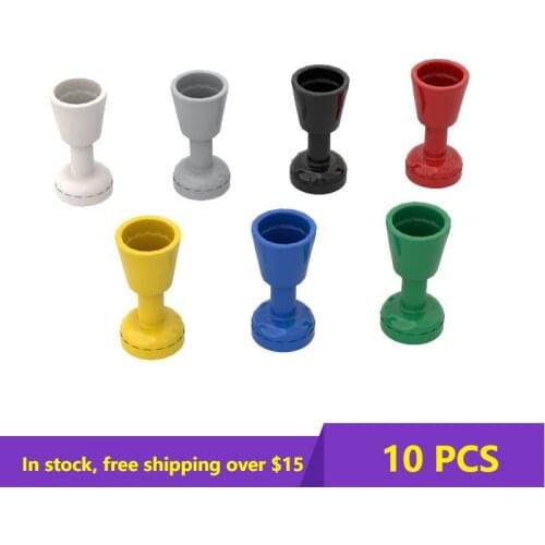 10PCS MOC 2343 6269 1x1 Goblet Building Block Parts Technial MOC Educational Children Brain Game Kids DIY Toys Best Gifts