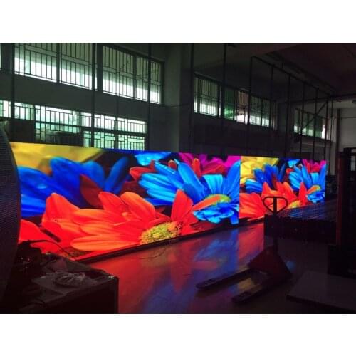 512*512mm 16S P4 matrix rgb led display 256*128 pixels advertising video panel full color smd indoor rental P3 P6 flat screen tv