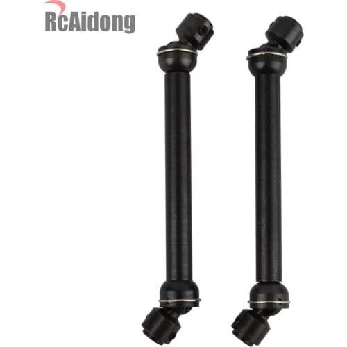 2PCS 112-152mm Metal Universal Drive Shaft CVD for Axial SCX10 90046 D90 1/10 RC Crawler Car