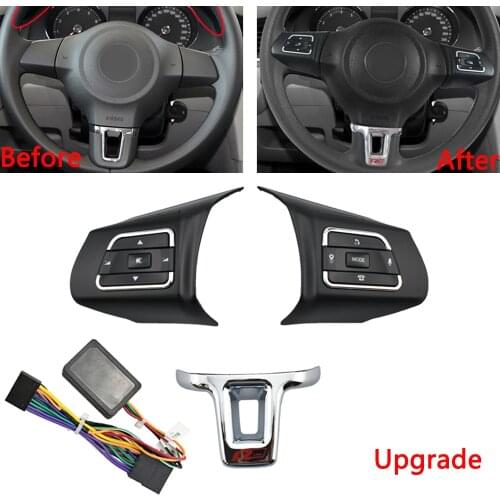 Multifunction For Volkswagen Golf Polo Passat For SKODA Hubs Steering Wheel Button Switch Volume Button Audio Switch Phone GPS