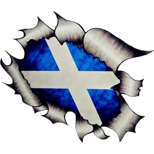 Cartoon Car Sticker Scotland Accessories Car Window Car Styling Decal PVC 15cm*15cm Cover Scratches Waterproof